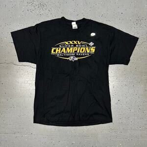 2001 Baltimore Ravens Super Bowl XXXV Champions T-shirt